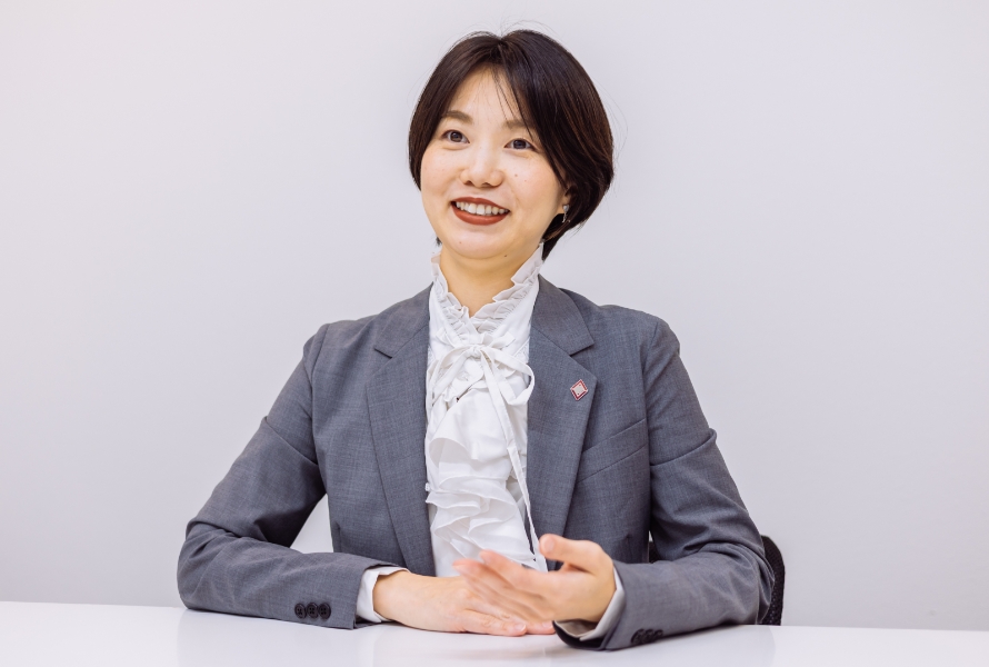 インタビュー中の様子