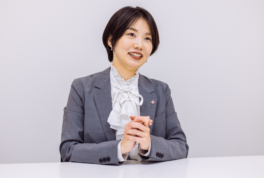 インタビュー中の様子